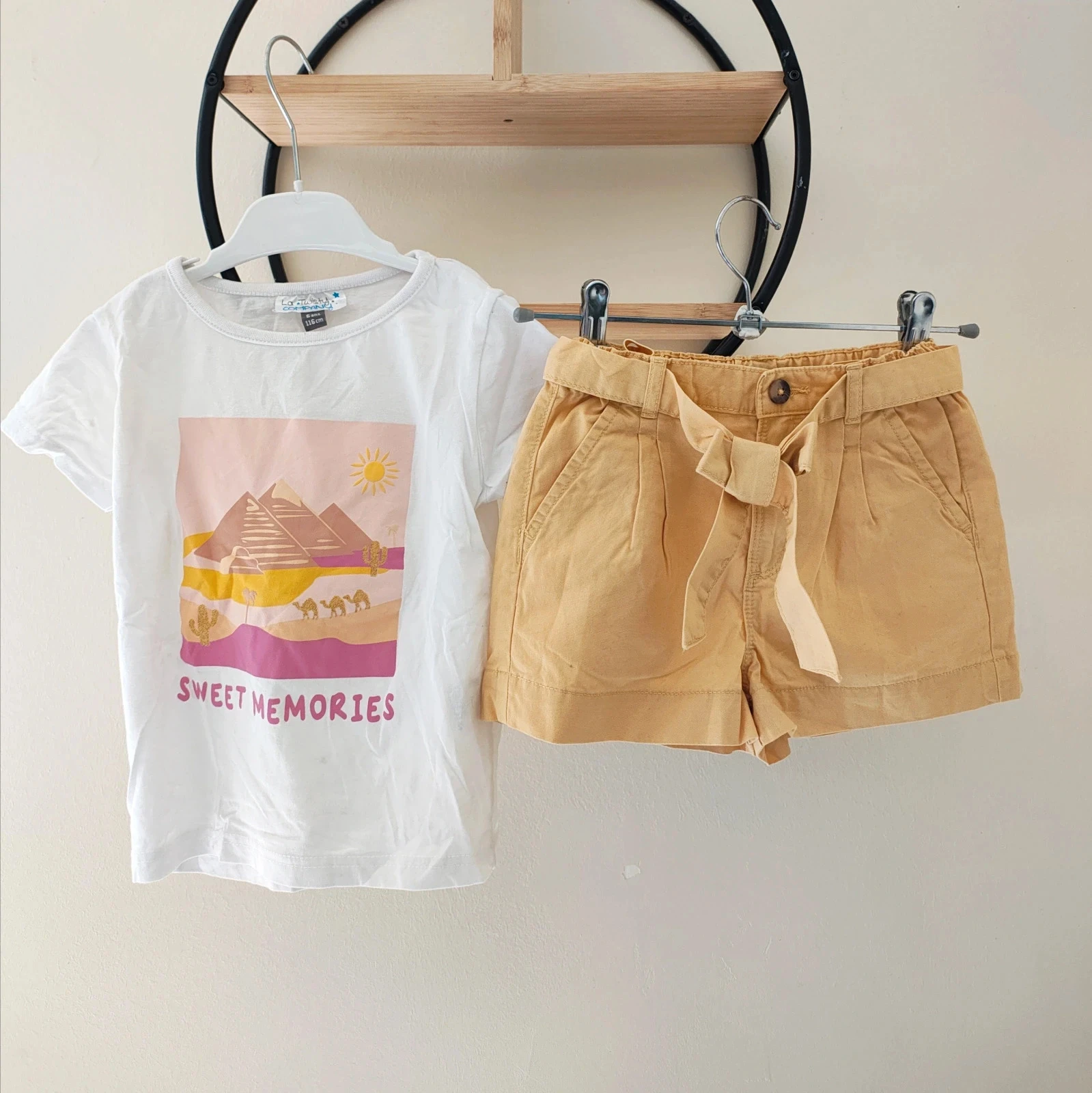 6 ans ensemble été Teeshirt et short